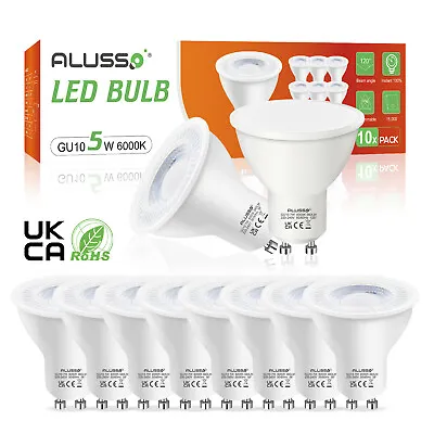 5W 7W GU10 LED Bulbs Spotlight Lamps Warm Cool Day White Down Lights 230V UK • £189.76