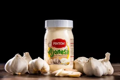 Pinton Garlic Mayo - Ajonesa Fresh Garlic & Egg White Ideal For Salads 14 OZ • $14.99