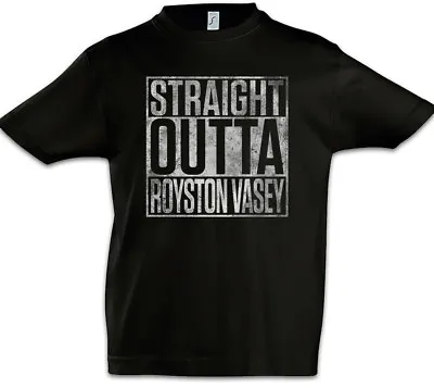Straight Outta Royston Vasey Kids Boys T-Shirt The League Of Fun Gentlemen • £16.99