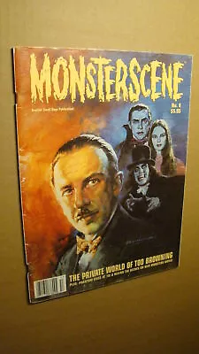 MONSTERSCENE 6 *SOLID* FRANKENSTEIN DRACULA FAMOUS MONSTERS BASIL GOGOs ART • $7