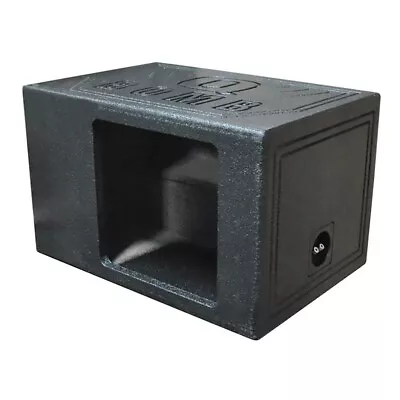 QPower QBOMB Single 12  Side Ported Subwoofer Enclosure Box W/ Square Hole • $99.99