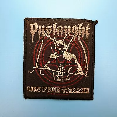 Onslaught 2006 Official 100% Pure Thrash Vintage Woven Patch Metal Rock Band • $20