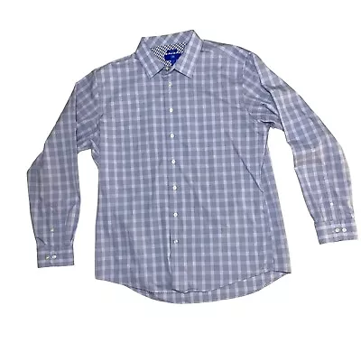 Mens Dress Shirt EGARA Size 2XLT Non Iron Long Sleeve Button Down Light Purple • $10.49