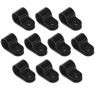 £2.40 • Buy 10x Plastic P Clips 4.8mm 3/16  Fasteners P Type Clamps Fix Cables Pipes Hoses