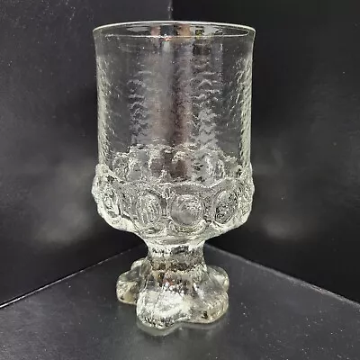 Franciscan Madeira Glassware Clear Water Goblet Tiffin 5.5” 10 Ounces Tiffin Ice • $20.77