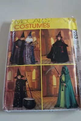 McCalls 2937 Childrens Costumes Size 3-6 Witch Sorcerer Cape Robe Sewing Pattern • $7.50