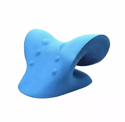 Neck Traction Pillow Original Cloud Shape Neck Stretcher Cervical Pain Relief • £5