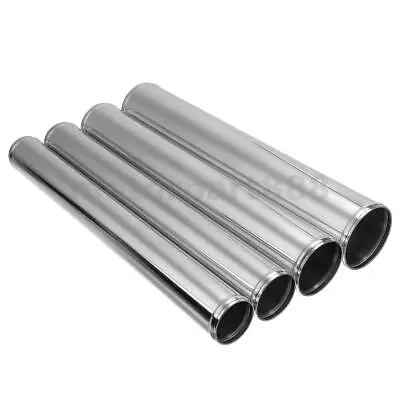 $36.18 • Buy 2  Up To 4  Inch OD 1.8mm Wall Exhaust Pipe Straight Aluminium Alloy X 0.5 Metre