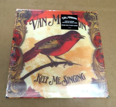 Sealed Van Morrison Keep Me Singing Lenticular Cover Vinyl LP Sealed Free Shippi • $39.95