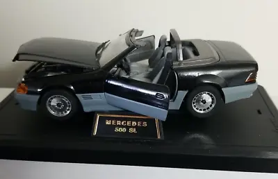 Vtg 1989 Mercedes-Benz 500SL  MAJORETTE 1:24 Diecast Model Car CLUB 1/ 24 • $15