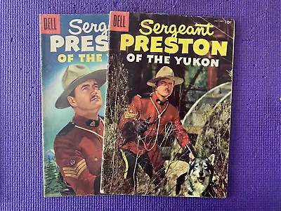 Vintage Lot Of (2) Dell Comics Sergeant Preston • $9.99