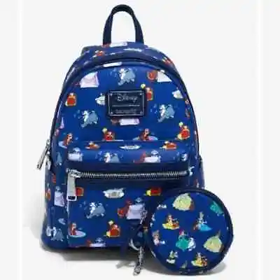 Loungefly Disney Princess Dogs Allover Print Mini Backpack & Coin Purse • $75