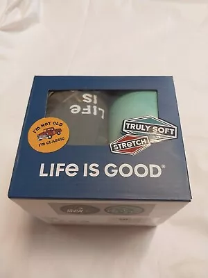 LIFE IS GOOD 2 Pack Boxer Briefs W/FLY POUCH XL 40-42 Gift Box Golf Fishing • $11.01