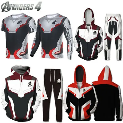 Men Marvel Avengers 4 Endgame 3D Print Hoodies Fancy T-Shirt Jacket Coat Top Tee • £16.75