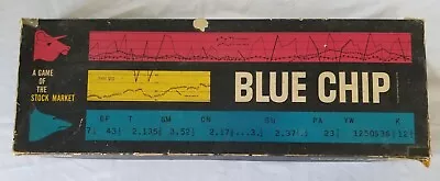 Vintage 1958 Blue Chip Game Of The Stock Market Wall St Board Game Complete  • $38.94
