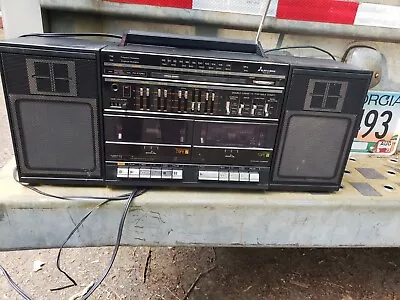 Vintage Mitsubishi Portable Boombox TX-67 Tape Am/fm  RARE. Clean  • $150