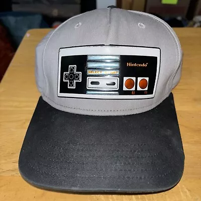 Nintendo Super Mario Bros Retro Controller Gray Snapback Hat • $3.20