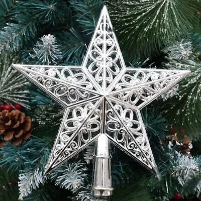 Five-pointed Star Xmas Tree Top Christmas Tree Topper Christmas Tree Top Star • $9.86