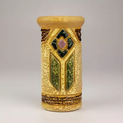 Roseville Pottery Antique Mostique Vase Shape 6-6 Tan • $187