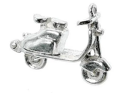 £13.99 • Buy Sterling Silver Opening Lambretta Scooter Charm    