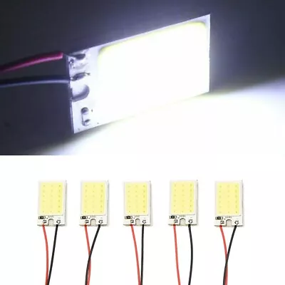 5 * White COB LED Panel Lights 18 LED Chips DC12V 10 Adapter 32*16MM High Qulity • $7.88