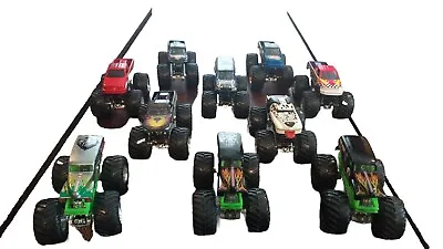 Lot Of 10 Hot Wheels Monster Jam Trucks • $19.99