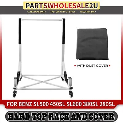 White Hard Top Storage Cart With Dust Cover For Chevrolet Corvette Mazda Miata • $82.99