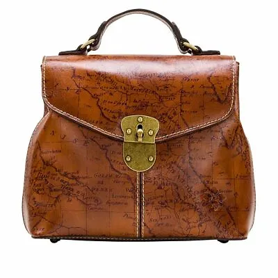 Patricia Nash Sinclair Leather Convertible Backpack NEW!! Signature Map NEW! • $161.91