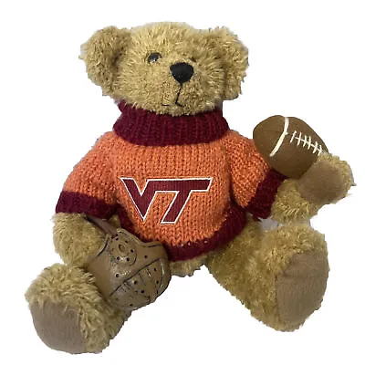Virginia Tech Teddy Bear Football Helmet 8 Inch Sweater • $18.70