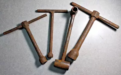 4 Vintage   T Handle 6 Point Socket Wrenches • $9.99