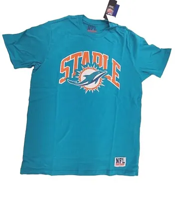 Men's Miami Dolphins NFL X Staple Team Slogan Shirt Size Medium • $30