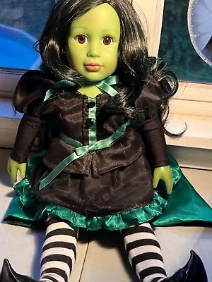 $150 • Buy RARE 18  Green Wicked Witch Wizard Of Oz Adora Play Doll MISSING BROOM AND HAT