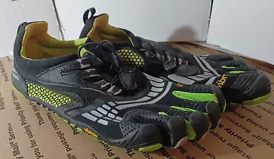 Vibram FiveFingers Komodo Sport Grey Black Green Shoes Size 43 Men's EVO M3781 • $39.99