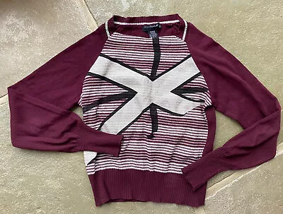 Womens Diesel Style Lab Union Jack Knit Sweater Size Medium • £25