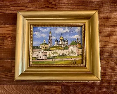 Vintage Russian Church Oil Painting By Noted Artist Vladimir Aldoshin • $435.20