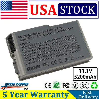 Laptop Notebook PC Battery For Dell Latitude D520 D500 D600 D610 C1295 Fast • $16.98