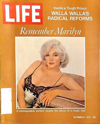 Life Magazine: Remember Marilyn Monroe Vol. 73 No. 10 September 8 1972 • $14.95