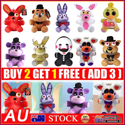 Five Nights At Freddy's FNAF Horror Game Kids Plushie Toy Plush Dolls Gifts NEW • $10.59