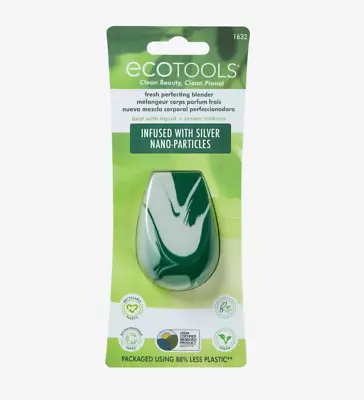 EcoTools Fresh Perfecting Blender Sponge - Infused W/Antimicrobial Silver • $7.88