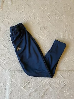 Women’s Blue Canterbury Sweat Pant Joggers Tracksuit Bottoms Size 8 • £25