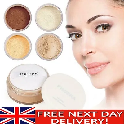 PHOERA® No Filter Setting Loose Powder Bare Face Translucent Foundation Makeup • £4.99