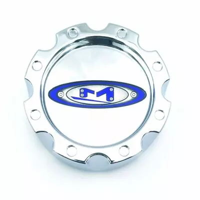 Moto Metal Chrome Wheel Center Caps 8 Lug Short 5.1  Snap On 353K133 • $24.99