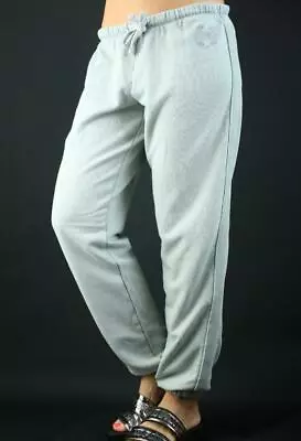 Victoria's Secret PINK Classic Elastic Banded Sweat Pants Fleece Velour Striped • $54.99