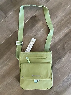 Sherpani Skeet Crossbody Bag Lime Green Adjustable Strap Multi-Pocket 11x9 NWT • $21