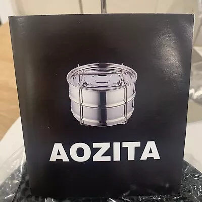 Aozita Stackable Steamer Insert Pans With Sling For Instant Pot 6/8 Quarts • $223