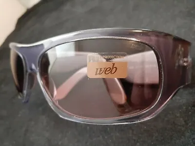 Vintage Web Sunglasses Italian Made 3506 67/17/138 317/12 Clear Lavender  • $24