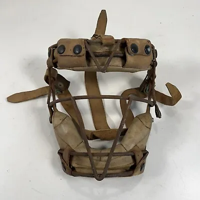 Vtg Reach Company ? Catchers Face Mask Baseball Equipment 40's-50's Marked M500 • $26.21