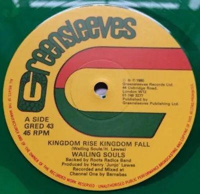 Wailing Souls - Kingdom Rise Kingdom Fall (12  Gre) • £68.99