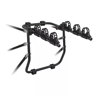 Rear Trunk Mount 3 Bike Rack Foldable Steel Carrier Hatchback Sedan SUV • $189.99