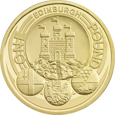 One Pound Coin 2011 Edinburgh City Royal Capital Series No Longer In Circulation • £12.79